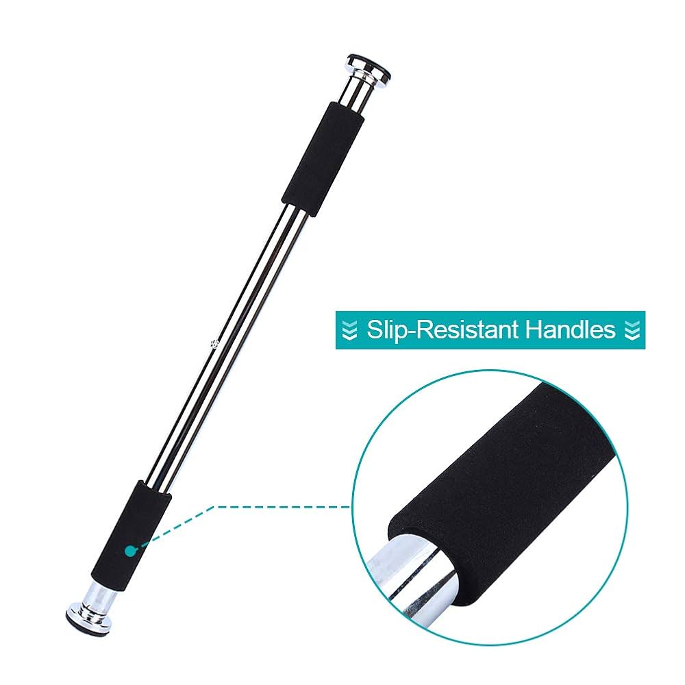 Barra Per Trazioni SPRINGOS - Regolabile 60-100 Cm, Portata 300 Kg, Per Porta, Allenamento Braccia E Addominali - Foto 10