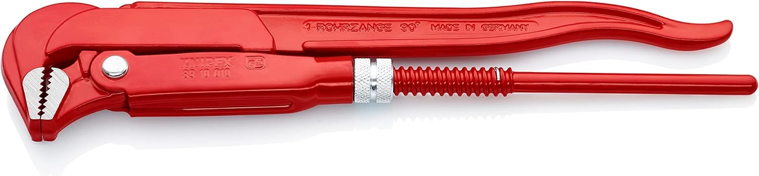 KNIPEX Giratubi con ganasce a 90° rossa, verniciata a polvere 310 mm, 83 10 010