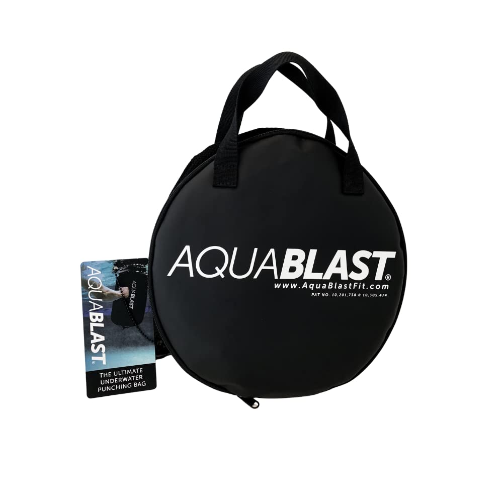 Portable Fitness and Punching Bag for Pools &amp; Swim Spas | Full-Body, Low-Impact Water Resistance Workout | Quick 30-Second Set-Up | Compact &amp; Travel-Friendly