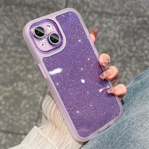 Coque arrière de protection brillante iPhone 16 Plus violette