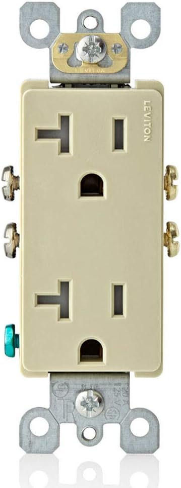LEVITON 8280-IGO Duplex HOSPITAL RECEPTACLE SURGE W/light - Foto 9