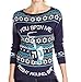 Isabella's Closet Women's You Spin Me Right Round Baby Dreidel Hanukkah Sweater