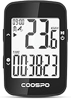 COOSPO BC26 GPS Bike Computer: Wireless Speedometer Odometer with Auto Backlight, Strava Sync for Beginner Cyclists