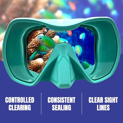 Image of Mako Single-Lens Scuba Diving Mask, Low Volume