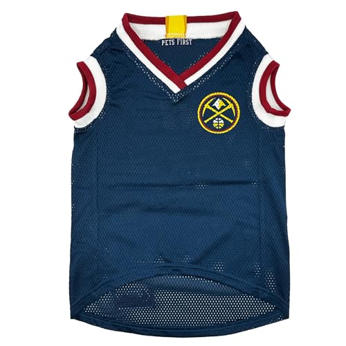 Pets First NBA Denver Nuggets Dog Jersey, Medium- Tank Top Basketball Pet Jersey by Pets First - Image 2
