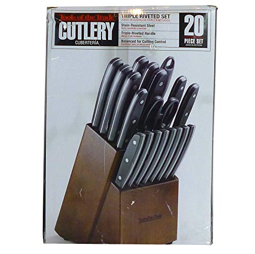 Image of Tools of The Trade 20-Piece Knife Set with Block