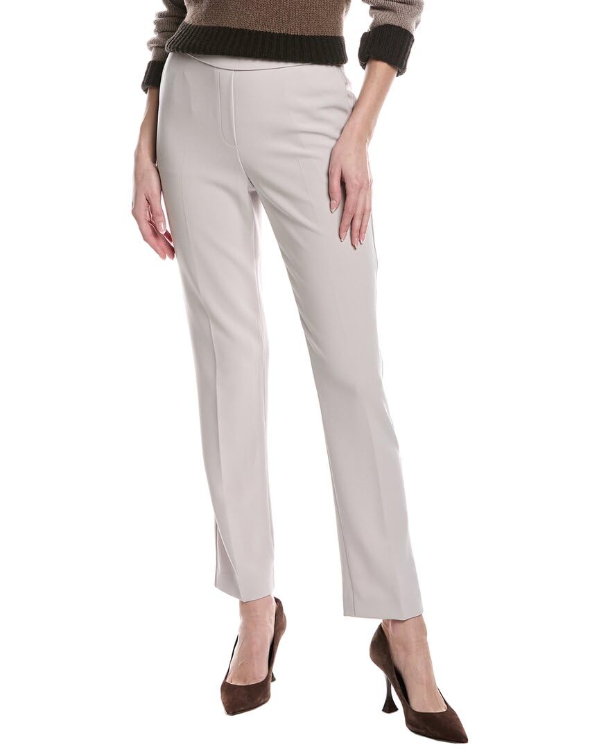 Theory Womens Treeca Pull-On Flare Pant 0 Grey