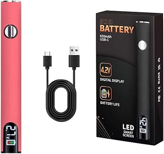 USB Rechargeable 650mAh Cordless Cart Soldering Pen with LED Digital Display Adjustable Temperature, 510 Threaded Battery Design for Home Appliance Electronic Kit with Connectors Charging Function