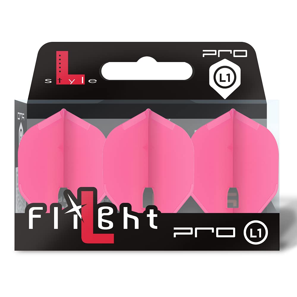 Dart Flights: L1 PRO Standard Shape - for Soft Tip and Steel Tip Darts