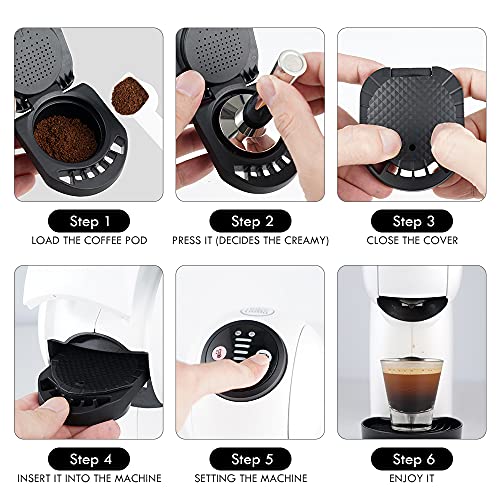 Miniatura 4 de Adaptador De Cápsulas De Café Reutilizables Benfuchen Compatible Con Dolce Gusto Piccolo Xs Genis S