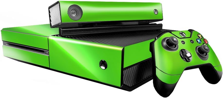 Lime Chrome Mirror - Vinyl Decal Mod Skin Kit by System Skins - Compatible with Microsoft Xbox One (XB1)
