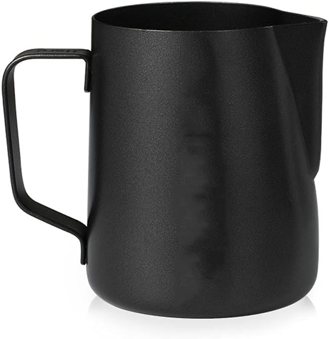 Saucer Stainless Steel Sauce Pot Coffee Latte Pot Large Capacity Milk Froth Pot Fancy Beak Gravy Boat Dish(A)