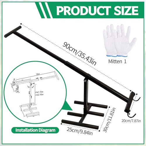 image for Crystalberry Manual Trash Compactor, Hand-held Touchless Waste Compact