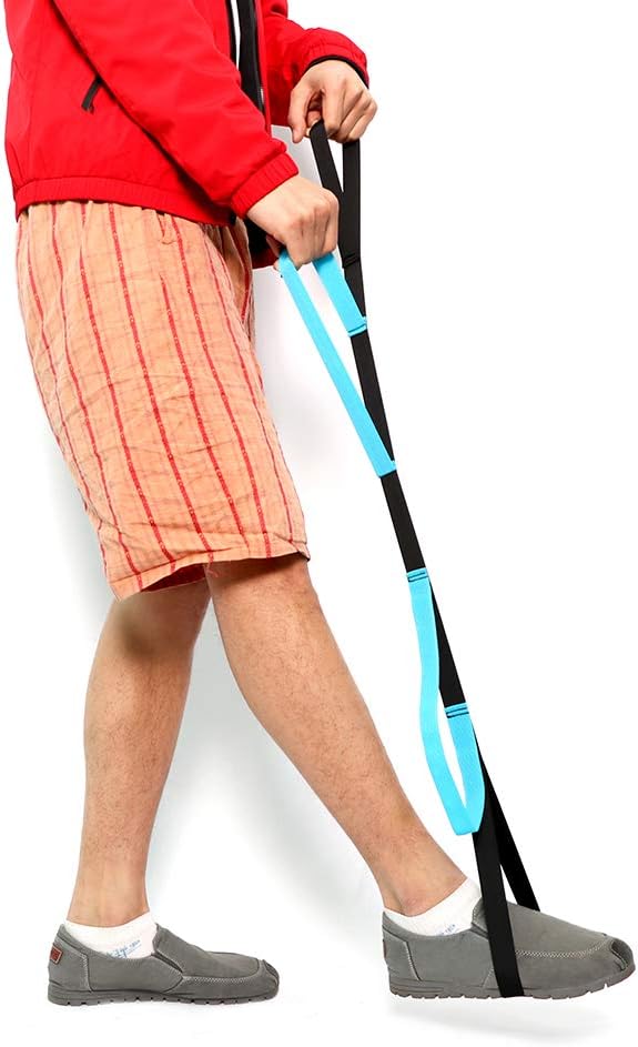 Healifty Leg Lifter with Handle Disabled Mobility Aid for Car Bed Couch Hip Replacement Wheelchair (Black)