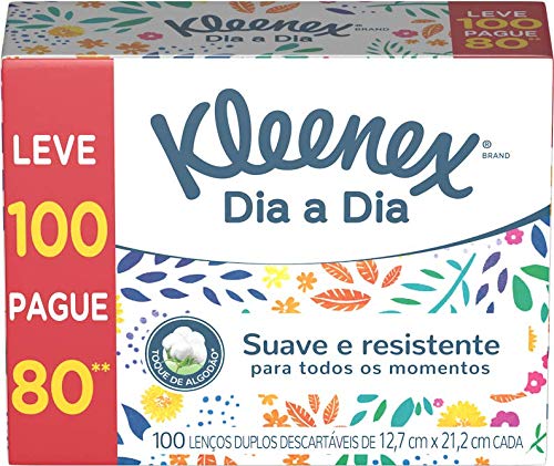Kleenex Klennex Lenço Classic 100 Unidades Modelos/Cores Sortidos