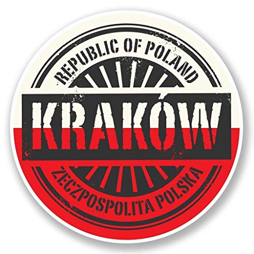 Krakow Poland Round Metal 0.75" Lapel Pin Hat Shirt Pin Tie Tack Pinback2