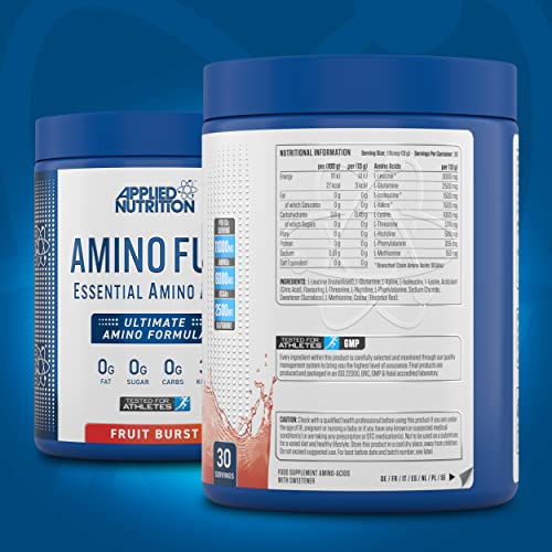 An Health & Fitness Amino Fuel - Essential Amino Acid (Eaa) Powder Supplement Maximize Muscle Growth, 11G Of Aminos Per Serving With Bcaa’s (Fruit Burst, 390G) #TOP5