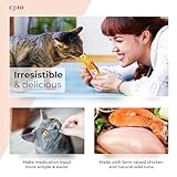 Ciao Churu Pops by INABA Cat Treat - Tuna & Chicken Flavour (4 x 15g) / Moist & Chewy Cat Treat, Delicious & Healthy Snack for Cats, Hand Feeding, Natural, Grain Free, High Moisture - Image 3