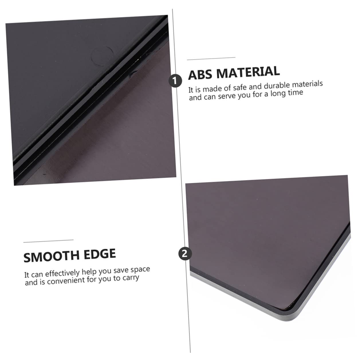 VICASKY Palette Magnetica Vuota in Abs Leggera e Portatile per Ombretti 2 Pezzi per Make Up On-the-go