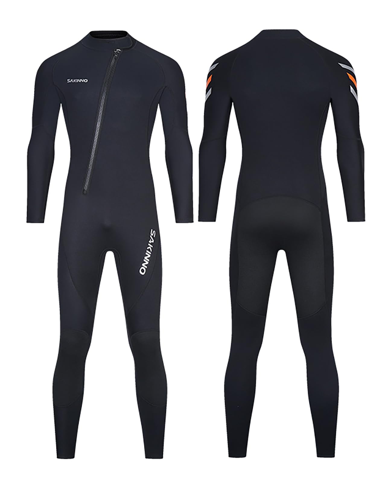 clhjinruoliu Men's Wetsuits 2MM Neoprene Front Zip Full Body Dive Skin for Spearfishing,Snorkeling, Surfing,Canoeing,Scuba Diving Suits