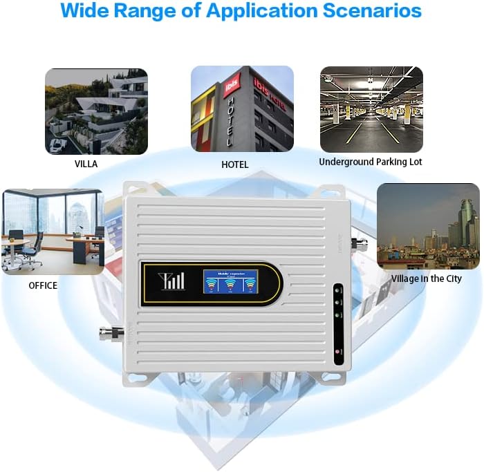cell phone signal booster for home and office verizon att up to 5200 sq ft increase boost 4g lte 5g signal speed on band 121317 3 frequency cel