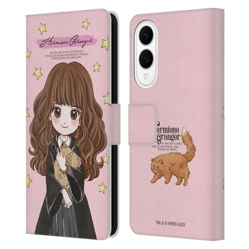 Étui portefeuille Harry Potter Hermione pour Samsung Galaxy S25 Edge en cuir Head Case Designs