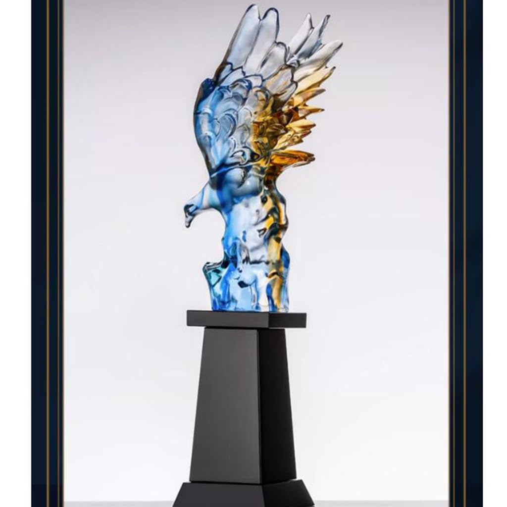 Trophäen, Medaillen, Auszeichnungen, verglaste Adler-Trophäe, Unternehmenskooperation, Jubiläums-Souvenir-Trophäe, Wohltätigkeitsauszeichnungen, gravierte Trophäe, Studie, Bürodekoration, Sch