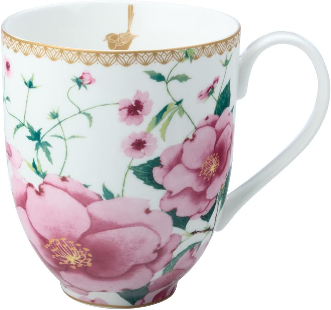 TEAS & C'S SILK ROAD COUPE MUG 440ML WHITE GB