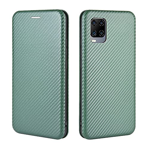 Boîtier ZTE Axon 11 5G housse protection antichoc vert fibre de carbone
