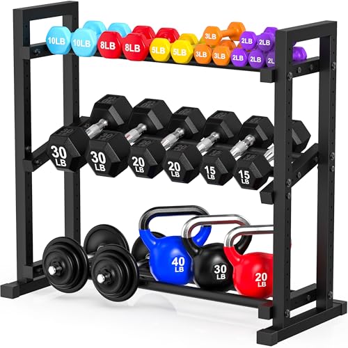 LarFaFa Adjustable Dumbbell Rack