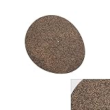 Mata Gramofonowa z Czarnego Gumowego Korka, 12-calowy Silikonowy Gramofon LP Slipmat do Uniwersalnego dla Wszystkich 12-calowych Gramofonów LP, Poprawia Dźwięk i Redukuje Hałas