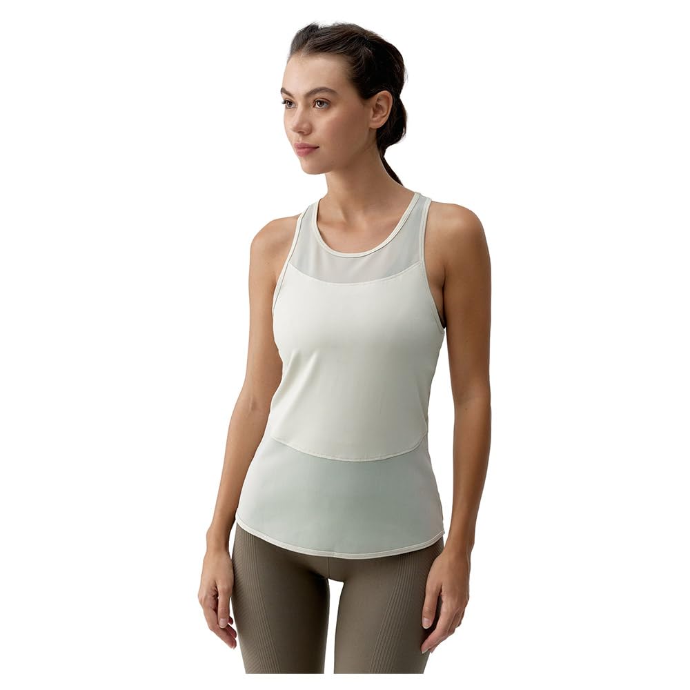 BORN Koszulka Damska Kiava Performance Sporty Z Okrągłym Dekoltem, Bez Kieszeni, Oddychający, Zaokrąglony Dół, Z Lejącego Materiału, Trening, Bieganie, Fitness, Joga