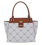 Mit dem verstärkten Boden und den Schutzfüßchen bleibt dieser hübsche LA MARTINA Artikel standhaft, sodass all Ihre Kleinigkeiten an Ort und Stelle bleiben. Mit der LA MARTINA Schultertasche elegant auf der Schulter abgelegt, sind Sie startklar für den Tag. Maße: 38 x 23 x 5 cm