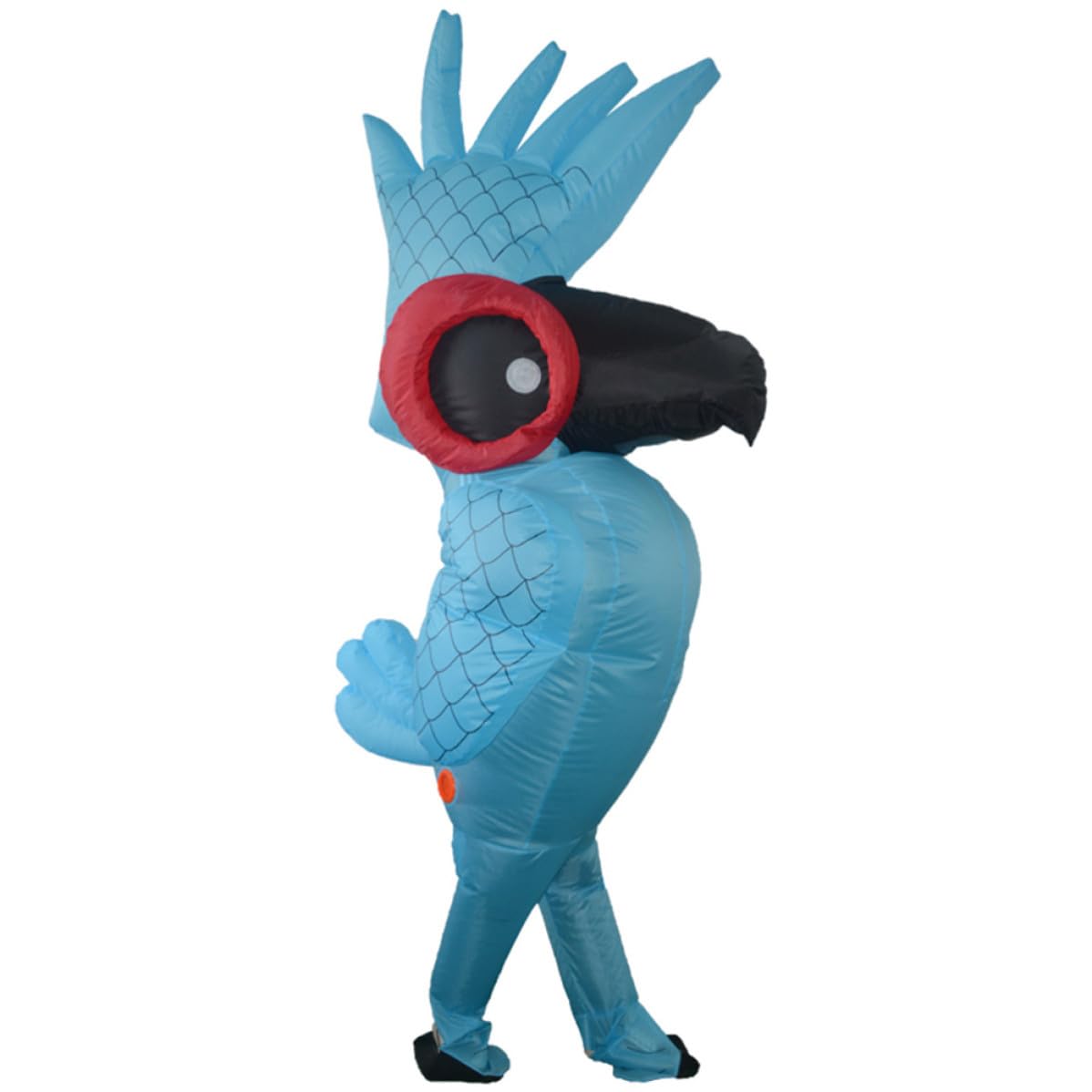 BESPORTBLE Costume Gonfiabile Pappagallo Blu in Poliestere, per Festa
