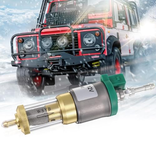 Mikinona Bomba de Calefacción para Vehículos 12v Filtro Integrado Bomba de Gasolina Compacta de 22 Ml para Calefactor de Estacionamiento Suministro de Combustible Automotriz
