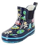 beck gummistiefel Gummi Beck Jungen Space Gummistiefel, Blau, 24 EU