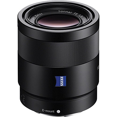Sony Sonnar T Fe 55Mm F/1.8 Za Full Frame Lens With Pro Kit. Includes: Uv Filter, Circular Polarizing Filter, Fluorescent Day Filter, Sony Lens Hood, Front & Rear Caps - International Version #TOP1