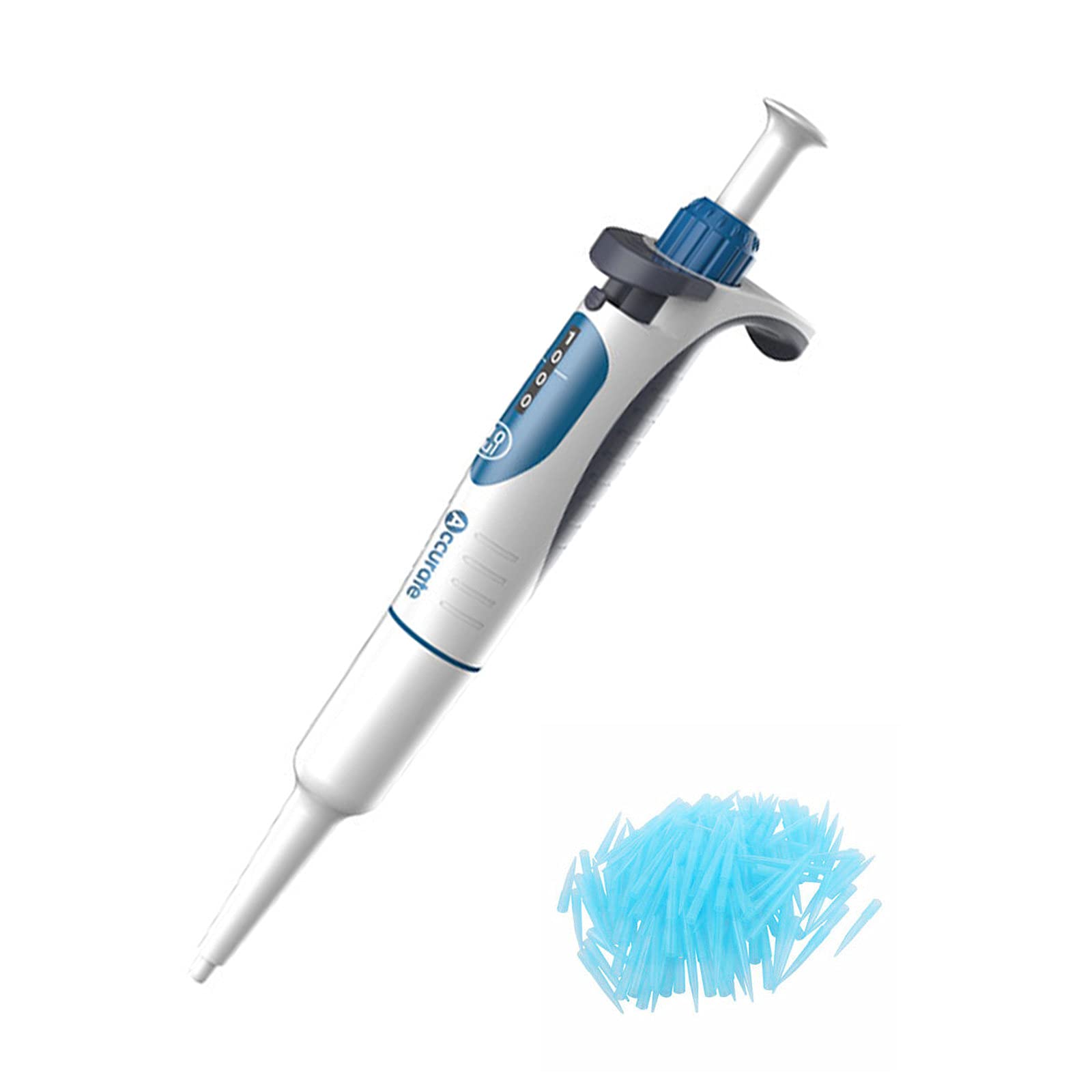 Buy Adjustable Pipettor with Pipette Tips, High Accurate MicroPipette