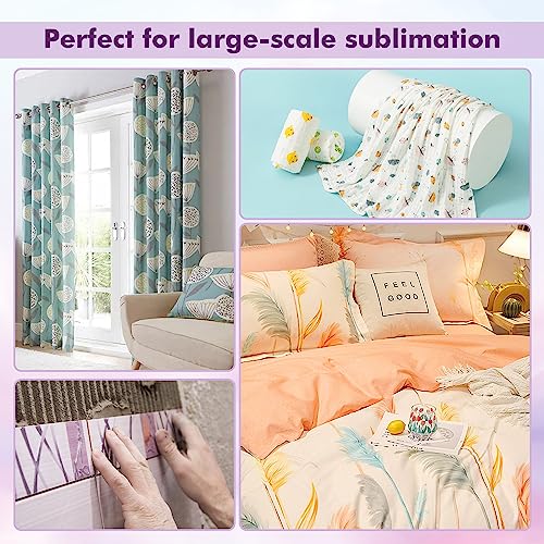 image for KOALA PAPER Koala Roll Sublimation Paper, 17 Inch x 110 Feet, 105 GSM,