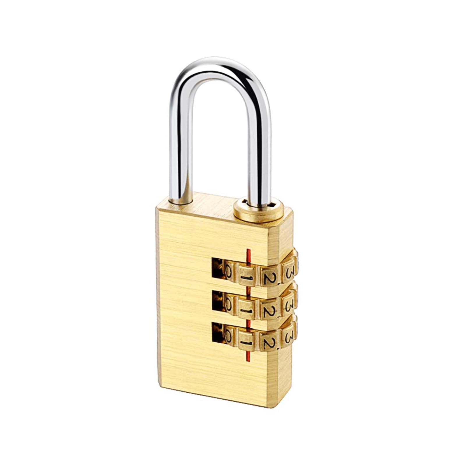Combination Padlock - Padlock with Code 3 Digit Heavy Duty Security Padlock Luggage Lock for School Gym Locker, Shed, Cabinet, Tool Box