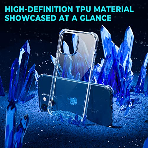 ORIbox Case for iPhone 13 mini, with 4 Corners Shockproof Protection,Clear,iphone 13 mini Case by ORIbox - Used condition - US$5.71