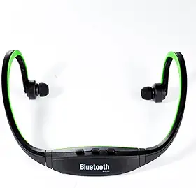 Fone de Ouvido Esportivo Portátil com Reprodução Cartão TF Rádio FM Função Reprodutor MP3 Bateria e Som Claro para Entusiastas do Esporte