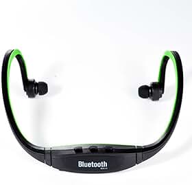 Fone de Ouvido Sem Fio Esportivo Portátil com Rádio FM TF Função Reprodutor MP3 Porta USB Design Leve e Tempo Reprodução Longo para Entusiastas do Esporte