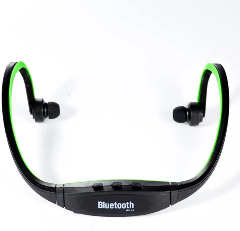 Fone de Ouvido Esportivo Portátil com Reprodução Cartão TF Rádio FM Função Reprodutor MP3 Bateria e Som Claro para Entusiastas do Esporte