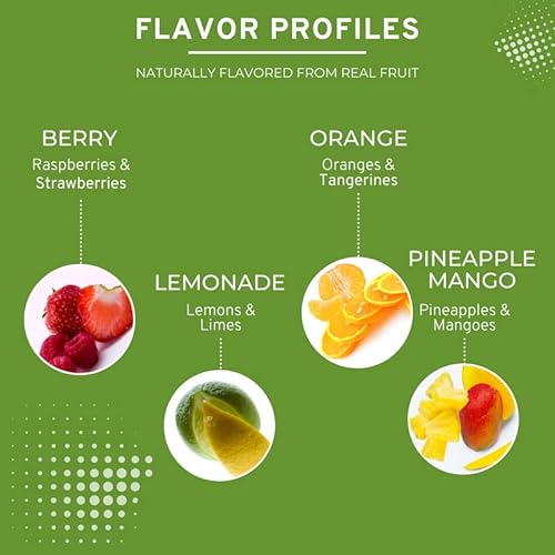 Shield Zero 32Ct Electrolytes Hydration Packets Variety, Sugar Free, Eco Pouch, Keto, Vegan, Rapid All Natural Replenisher, From Real Fruit, No Grit, Gluten, Dairy, Or Soy, Caffeine Free #TOP3