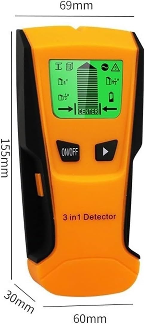 Stud Finder Wall Scanner, Electrical Pipe And Cable Detector Handheld Professional Depth Metal Pinpointer Stud Finder Sensor Wall Scanner For Wire Detect Finders,stud finder