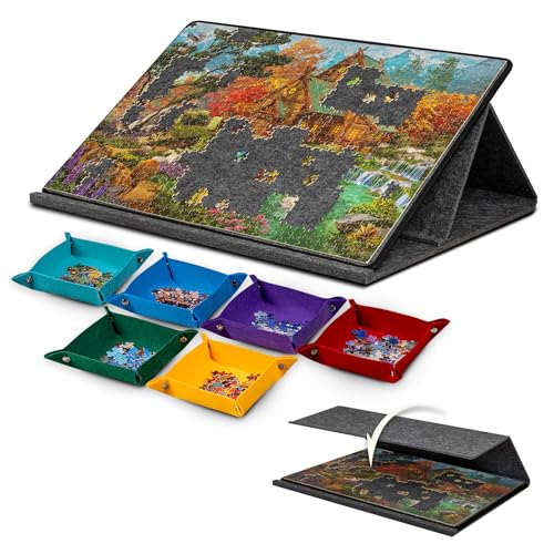 Table puzzle 1000 pièces avec trieur de puzzle et support inclinable Lavievert