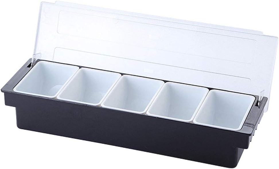 SHANGPEIXUAN Condiment Caddy 5 Tray
