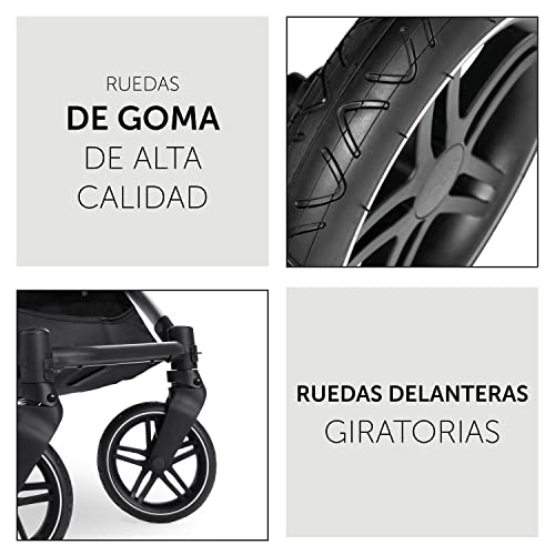 Miniatura 4 de Hauck Carrito Bebe 2 En 1 Vision X Set, Capazo, Desde El Nacimiento, Silla De Paseo 25 Kg, Asiento Reversible, Reclinable, Cubrepiernas, Ruedas De Goma, Plegable, Compacto