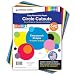 340 Pieces Circle Cutouts for Crafts and Classroom Decor, Multicolor Paper Shapes from 0.5 to 4 Inches, Great for Art Projects, Bulletin Boards, Color Matching, Made in USA